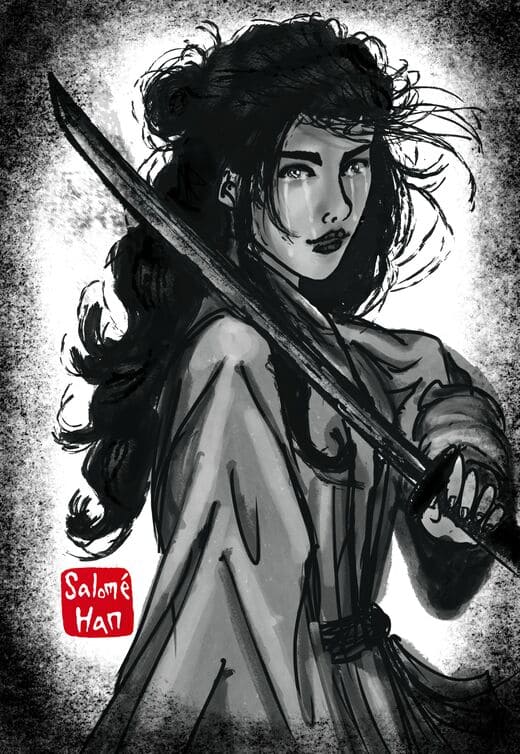 Fanart de Salomé Han author pour Les Sabres Sacrés