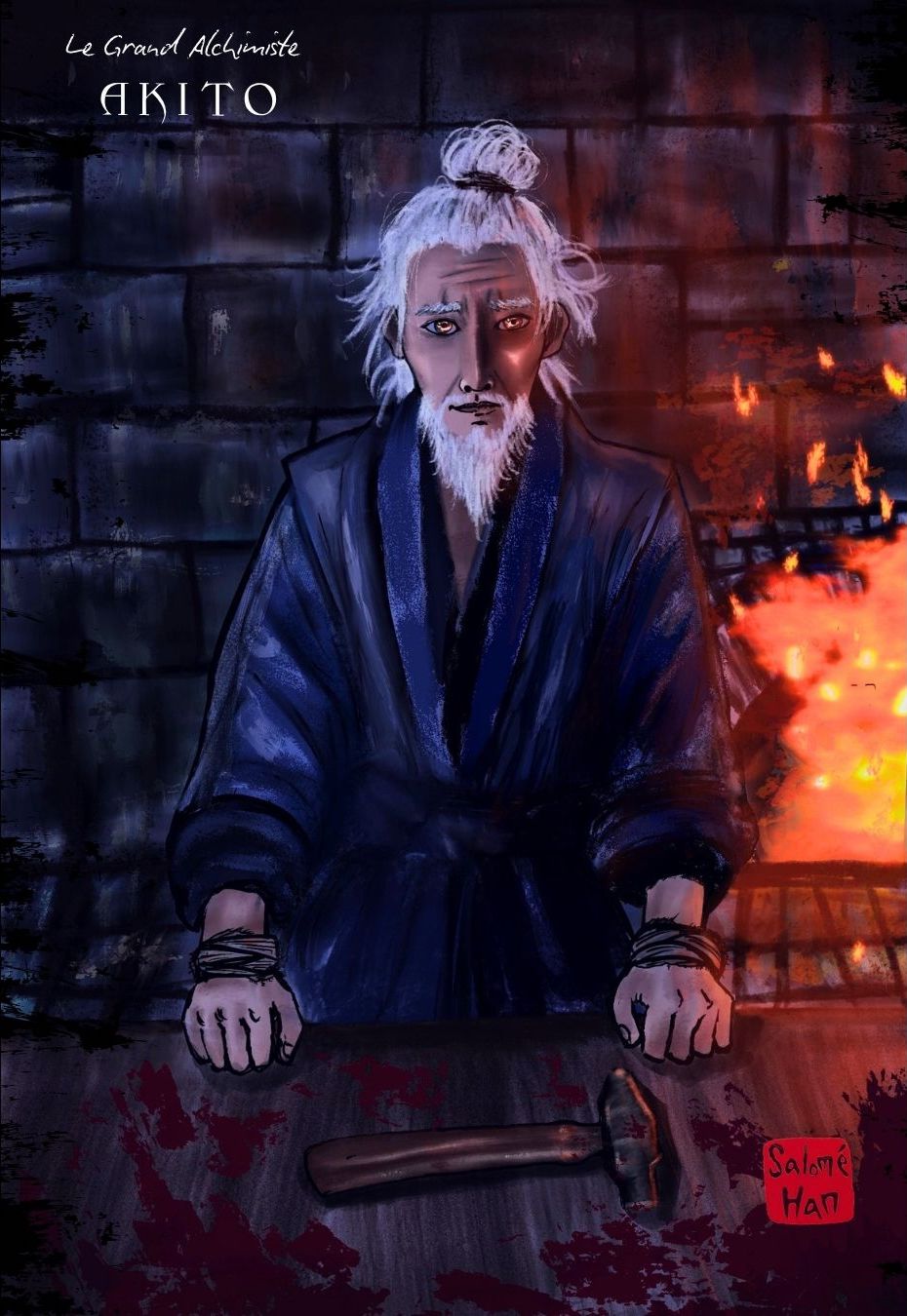 Fanart de Salomé Han pour Les Sabres Sacrés