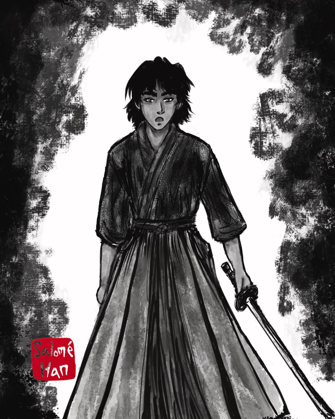 Fanart de Salomé Han pour Les Sabres Sacrés