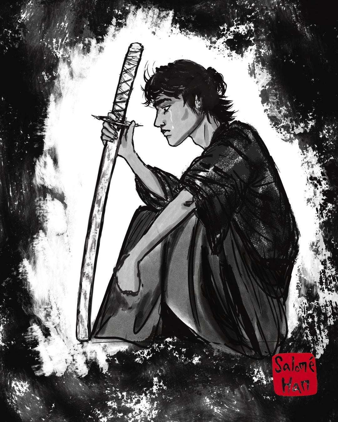 Fanart de Salomé Han pour Les Sabres Sacrés