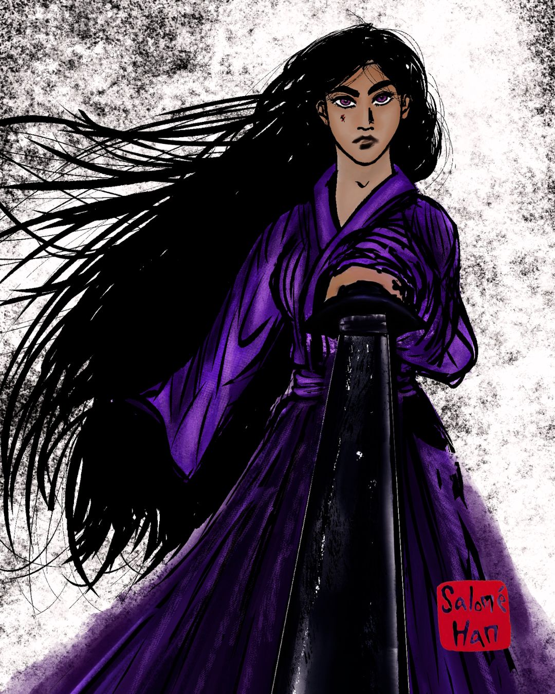 Fanart de Salomé Han pour Les Sabres Sacrés